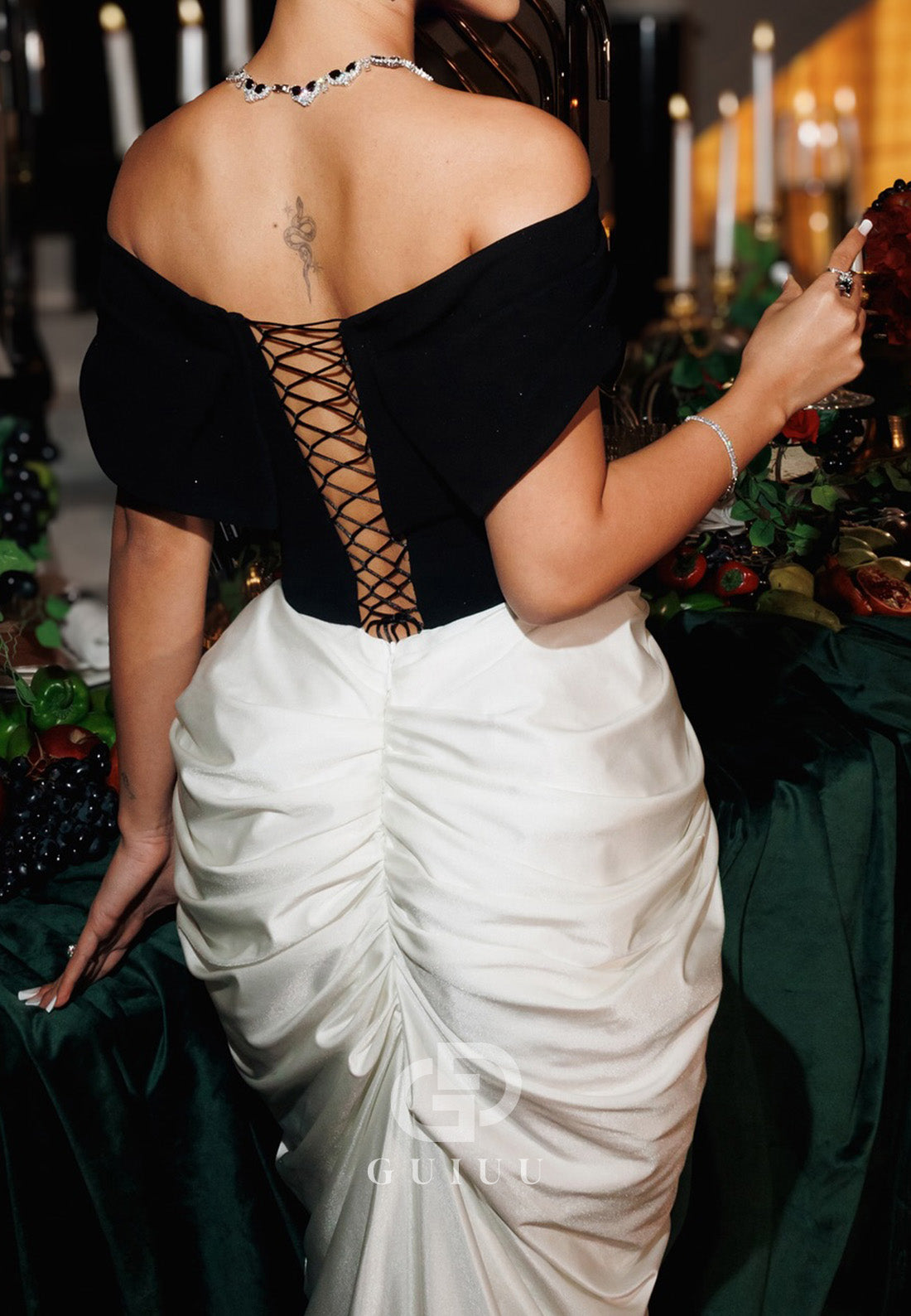 Sexy Sleeveless Strapless Ruched Empire-Waist Prom Dress