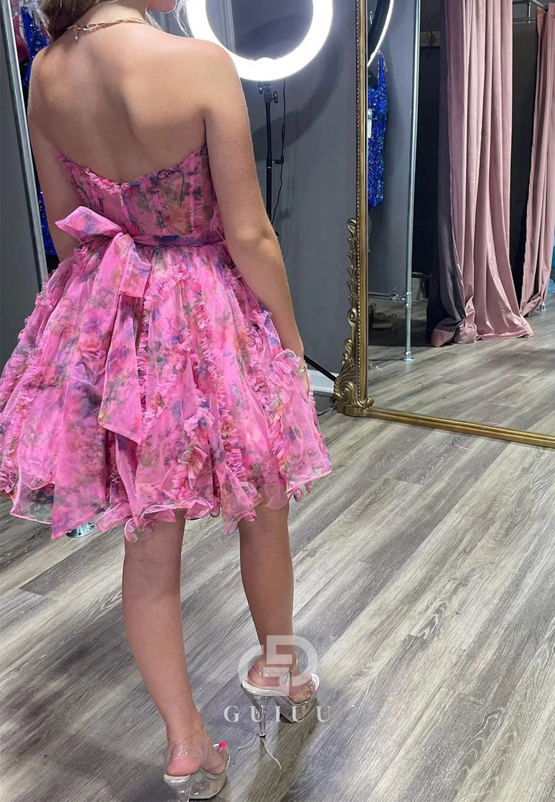 Charming A-Line Sweetheart Sleeveless Short Homecoming Dress