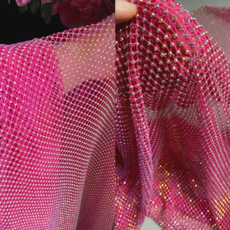 Fuchisa Strapless Sleeveless Ruched Lace Prom Dress