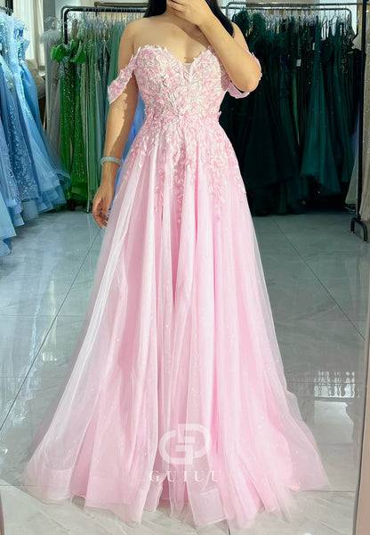 Blushing Pink Sleeveless Sweetheart A-Line Corset Prom Dress