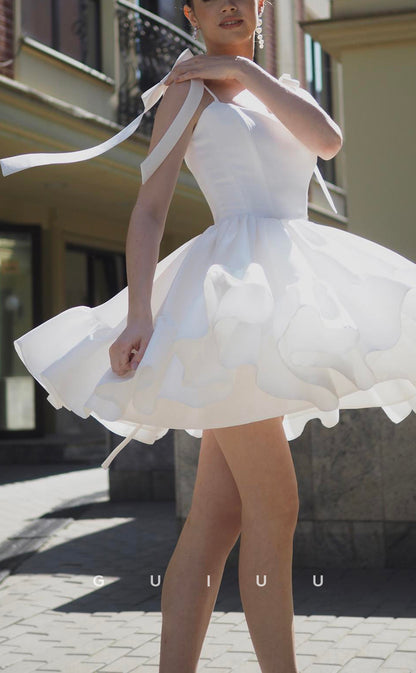 GH584 - Chic & Modern A Line Bateau Sweetheart Satins Homecoming Dress With Bowknots