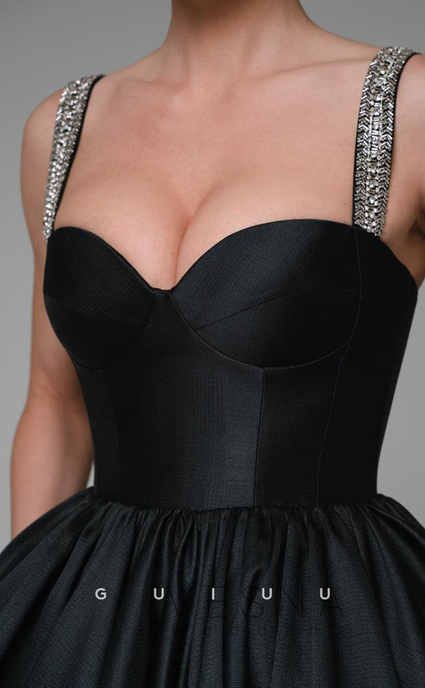 GH624 - Sexy/Hot Sweetheart Beaded Straps Ball Gown Homecoming Dress With Lace-Up