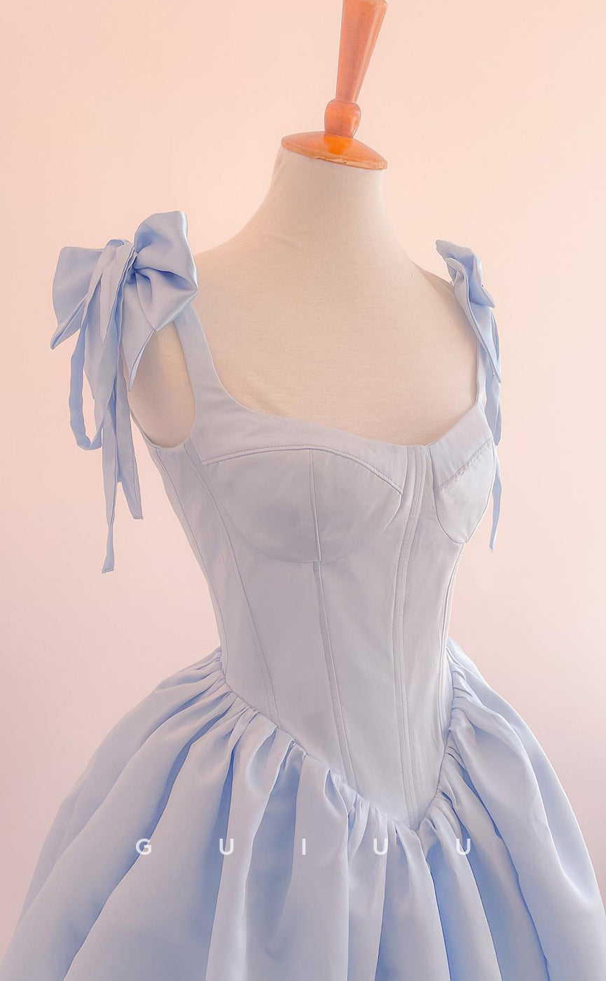 GH669 - Chic & Modern A-Line Sweetheart Homecoming Dress With Bow