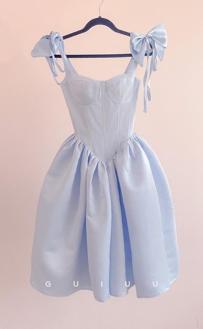 GH669 - Chic & Modern A-Line Sweetheart Homecoming Dress With Bow