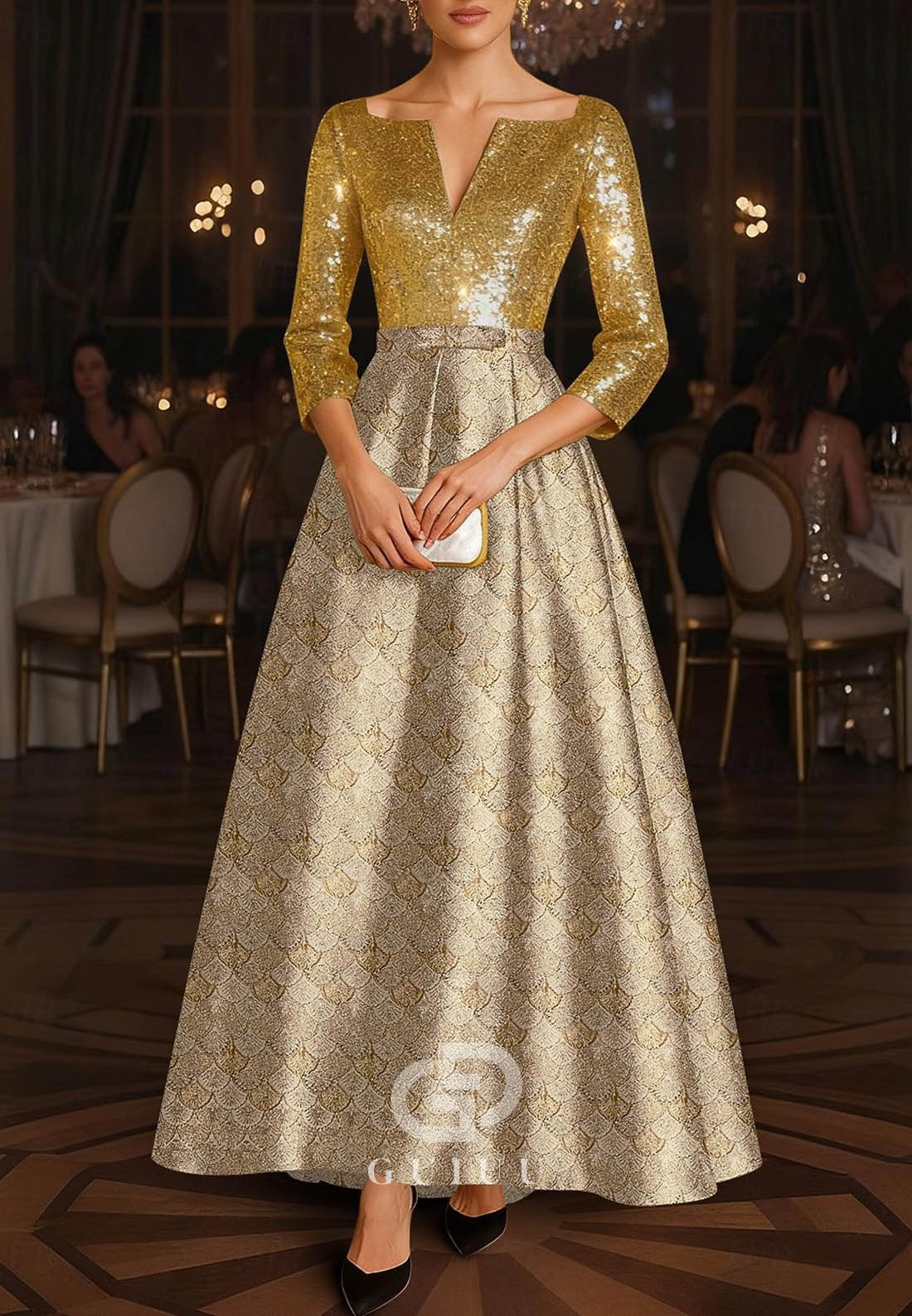 Elegant Formal Dress Formal Wedding Floor Length Evening Dress