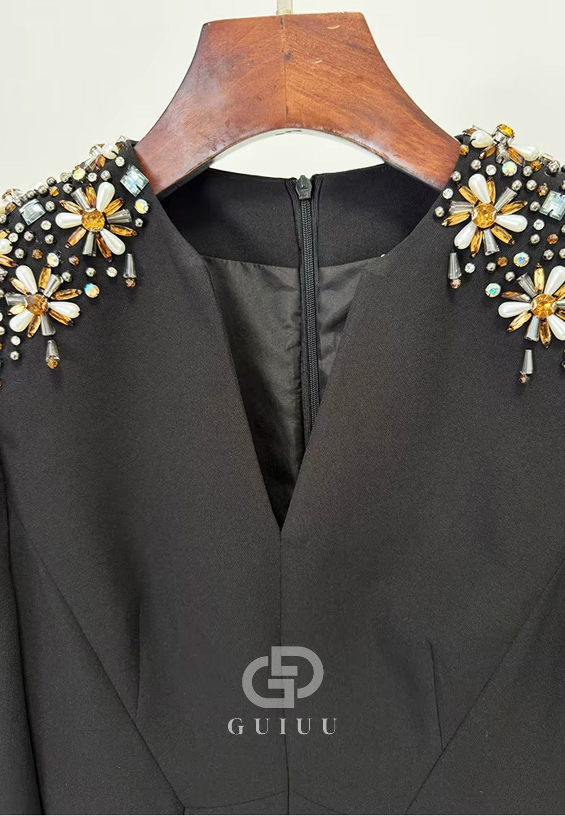 Lilac Long Sleeves V-Neck Sequins A-Line Evening Dress