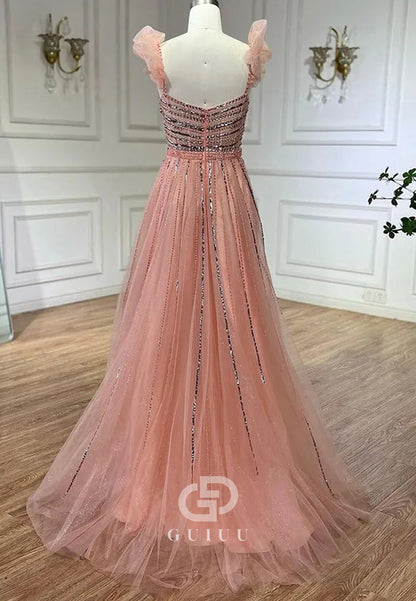 Charming A-Line Sweetheart Empire-Waist Lace Prom Dress