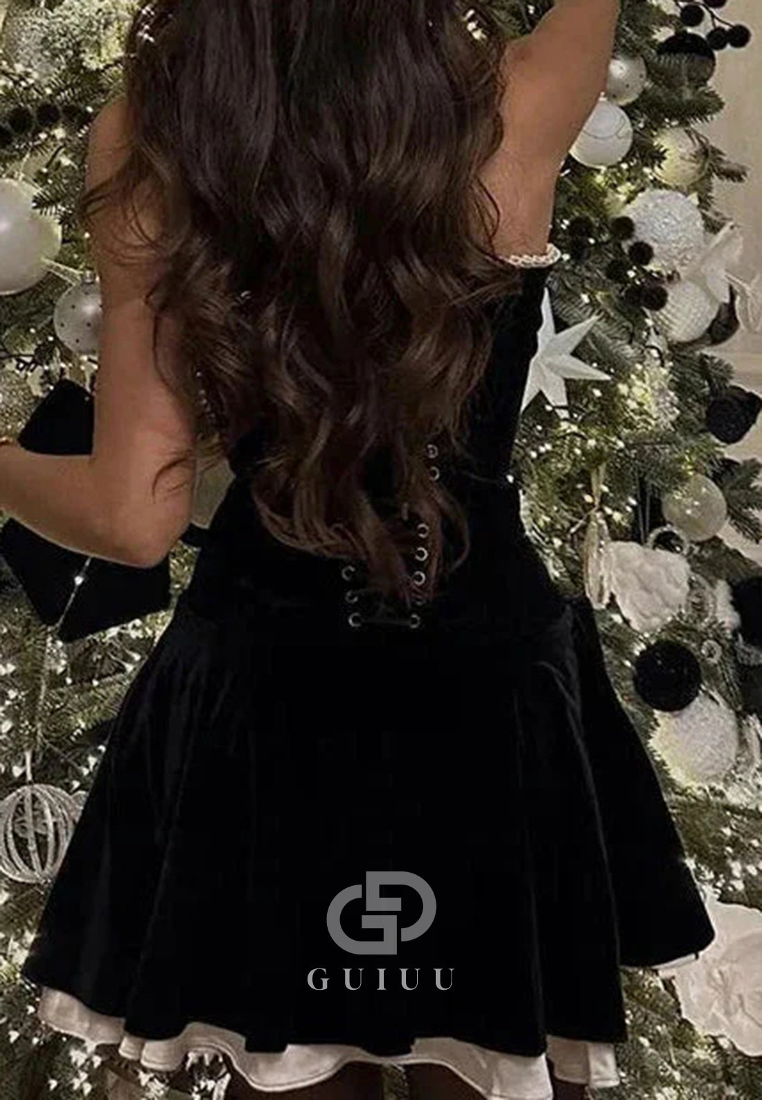 Stylish A-Line Strapless Black Short Homecoming Dress