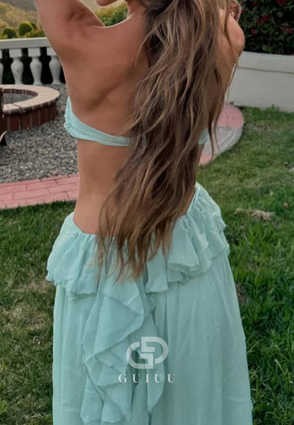 Trendy A-Line Sweetheart Mint Green Long Prom Dress