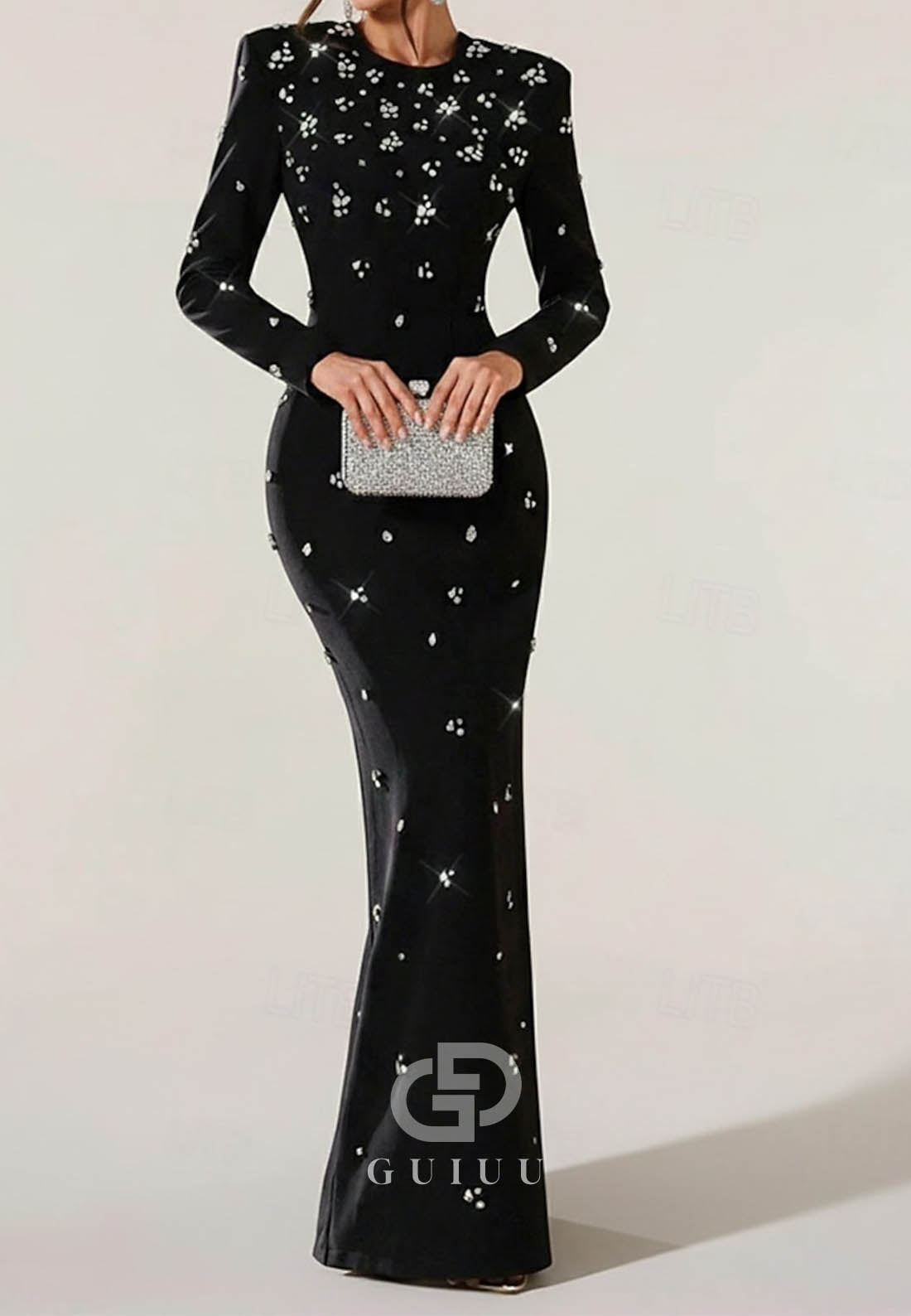 Trumpet Floor Length Prom Dresses Evening Gown