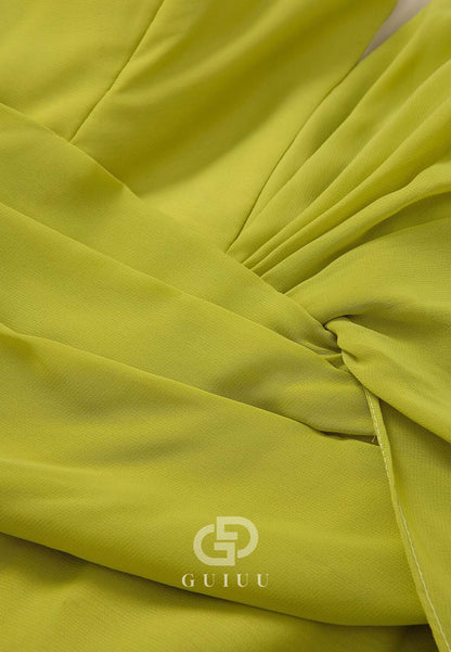 Long Sleeves V-Neck Floor-Length Evening Formal Dress