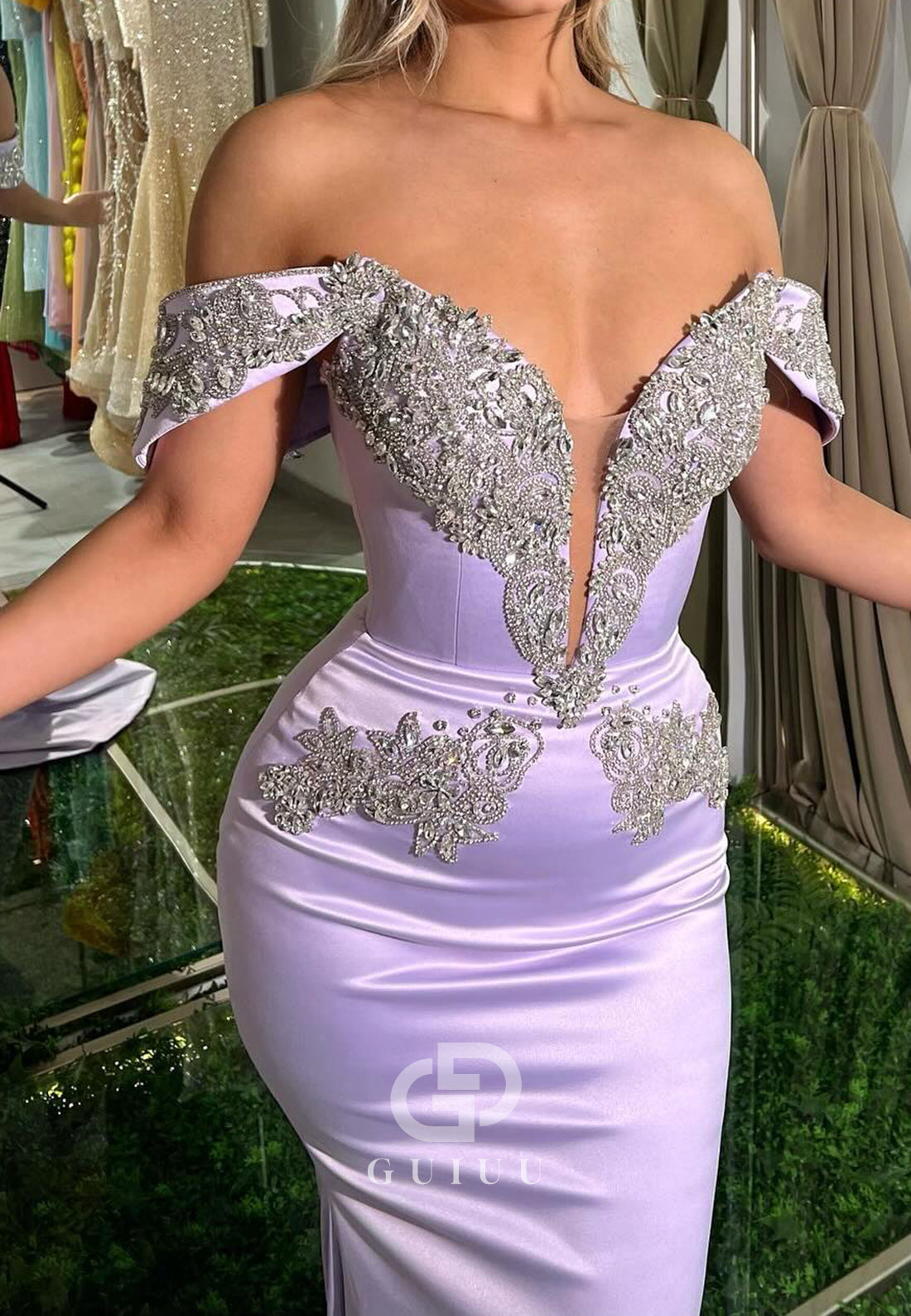 Charming Sweetheart Sleeveless Beads Mermaid Evening Dress