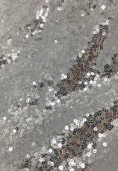 Trumpet Floor Length Evening Dress V Neck Sequined with Glitter